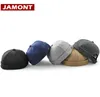 Jamont Casual Men Hats Skullcap Solid Cotton Vailies Fashion Hat New Portable Casquette8703210