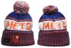 Mets Beanie Sticked New York Hats Sports Team Baseball Football Basketball Beanies Caps Women Men Pom Fashion Winter Top Caps Sport Knit Hatts