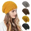 Beralar Açık Aksesuarlar Sıradan Unisex Şapka Kalın Kış Örgü Baggy Beanies Kayak Kapakları Polar Astar