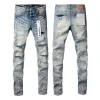 AIR designer PURPLE BRAND jeans pour hommes femmes pantalons jeans violets trou d'été haute qualité broderie violet jean Denim pantalon hommes violet Jeans 825690175