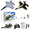 Afstandsbediening Vliegtuigen F35 Afstandsbediening Zweefvliegtuig Wing Show Radiobesturing Drone RTF Drone Kerstcadeau Montage Vliegend model speelgoed