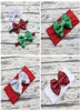 Dziewczyna Baby Christmas Hair Akcesoria cekiny Bowknot głowa głowa elastyczna opaska na głowę Turban Hairband Vintage Hair Band FD8662836