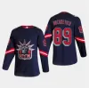 #23 Adam Fox NY Ters Retro Hokey Forması #10 Artemi Panarin Rangers #31 Igor Shesterkin Mika Zibanejad Chris Kreider Jacob Sorun Kaapo Ka