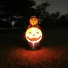 Customized Giant advertising outdoor Halloween decoration inflatable witch pumpkin with LED light