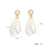 Pendientes colgantes MASA moda coreana perla Simple para mujeres suave elegante Color oro gota pendiente joyería 2024