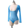 Stage Wear 1 pz/lotto Donna Danza Del Ventre Top Lady Training Solid Mesh