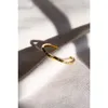 Mecylife grosso 18k banhado a ouro cz zircão torcido pulseiras de punho de aço inoxidável 2024 pulseira de designer de luxo en acier inoxydable