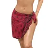 Maillots de bain pour femmes Bandanna personnalisé Mini jupe couvrant robe sac de plage courte cage bikini maillot de bain