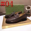 2024 Luxury Designer Classical Men Designer Dress Shoes Plat Formal Mens Business Oxfords Casual Shoe Real Leather Shoes Slip-On Plus Size Mane Footwear Storlek 6.5-12