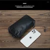 Wallets Men Cluth Bag Wallet Soft Genuine Leather Purse Handy Money Wristlet Male Large Capacity Zipper Phone