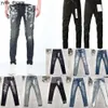 Viola Jeans Mens Designer ksubi Distressed Nero Strappato Biker Fit Pantaloni da motociclista per uomo Design Streetwear Slim true N1XZ