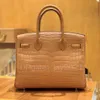 10S Classic Designer Bag Bag Bag Bag Bag Noble Morted America Crocodile Leather All Handmade Original All HardwareHandbag