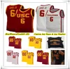 NCAA College USC Trojans Maillot de basket Bronny James Boogie Ellis Isaiah Collier Johnson DJ Rodman Vincent Iwuchukwu Oziyah Sellers DeMar DeRozan Morgan 4XL