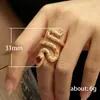 2024 Choucong Brand Unique Wedding Rings Vintage Jewelry 925 Silver Gold Fill Ruby Women Engagement Party Eternity Snake Band Ring For Lover Gift