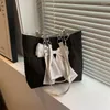 Sacs de soirée MBTI Mode coréenne Femmes Sac fourre-tout Élégant Bow Mignon JK Grande Capacité Épaule Casual Marque Dames De Luxe Designer Sac À Main