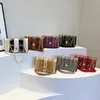 Fabrik grossistkvinnor axelväska 7 färger liten färsk färgmatchande handväska elegant retro ormkedjepåse i år populärt förtjockat läder handväska 9943#