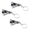 Sleutelhangers 3X Creatieve Metalen Badminton Sleutelhanger Toernooi Souvenir Hanger Sport Schattig