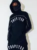 24SS NOWOŚĆ DOTODUS MENS TRAPSTAR TRACK SUITS Hoodie Europe American Basketal Football Rugby Dwuczęściowy z damskimi kurtką z kapturem z kapturem z długimi rękawami Spring