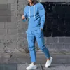 Survêtements pour hommes Costumes de jogging Pantalons de sweat-shirt pour hommes Quotidien pour les vacances Sweat à capuche à manches longues O Cou