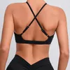 Damen Tanks Sport Sexy Dessous für feine Frauen BH rückenfrei süßes Top weibliche Unterwäsche Yoga Kleidung Lycra Gym Frau rosa schwarzer Körper