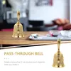 Party Supplies Hand Ring Bell Restaurant Call Table Decor Office Shaking Manual Bar Zinc Alloy Decorate Pass-through