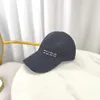 Men Designer Baseball Hat Woman Fashion for Snapback Snapback Golf Sun Cap Classic Letter Summer Canvas قابلة للتعديل جودة عالية الجودة قبعة الشاحنة السوداء بالجملة