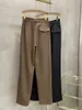 Women's Pants 2024 Women Fashion Loose Casual Old Money Wind Trousers 1216