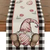 180*33cm Leinen Tisch Flagge Neue Ostern Bunny Dekoration Kreative Gedruckt Tisch Dekoration Tuch Küche Eingang Tischdecke