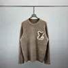 남성용 플러스 사이즈 후드 스웨트 셔츠 가을 / 겨울 2024 Acquard Knitting Machine e 커스텀 Jnlarged Detail Crew Neck Cotton ET4