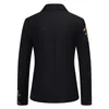 Herrenanzüge Herren Bonzing Blumendruck Smokingjacke Luxus Königsblau Slim Fit Anzug Blazer Männer Hochzeit Party Abendessen Kostüm Homme 3XL