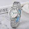 Femmes Montre Designer Automatique Quartz Mouvement Montres 33mm Femmes Montres Bracelet En Argent En Acier Inoxydable 904L Vie Montre-Bracelet Étanche Montre De Luxe réservoir