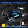 Sinovan Remote Control for Kids 1 18 Scale RC Racing with LED Lights 24GHz Car Outdoor Toys Gifts Boys Girls 240118