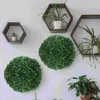 Decorative Flowers Plant Grass Ball Christmas Decor Outdoor Artificial Topiary For Plastic Flower