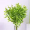 Dekorative Blumen Künstliche Pflanze Gefälschte Bambus Blatt Baum Zweig Dekoration Simulation Diy Hochzeit Hausgarten