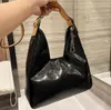 超クールな黒い革のバッグワックスカウハイド高品質の高容量のショルダーバッグサイドユニセックスデザインハンドバッグにロゴが付いています