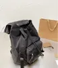 Нейлоновый практичный рюкзак унисекс, черный рюкзак с сопроводительным письмом и орфографией, высококачественная дизайнерская сумка на плечо для путешествий на открытом воздухе