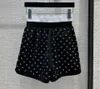 Женские короткие шорты DesignerLetter, летняя мода с карманами, женские повседневные спортивные брюки