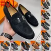 2024 Comfort Business Cuir Chaussures Men décontracté en cuir formel Chaussures pour hommes Slip on Brogue Simple Designer Moofers Chaussures Luxurious Men Flats Taille de mariage