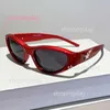 Sunglasses Fashion Punk Sports 2024 Luxury Designer Silver Mirror Y2k Sun Glasses Men Women Bat Rectangle 2000s Eyewear 017FNB