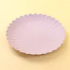 Assiettes 1pcs Table Famille Assiette de restauration Bonne ténacité Sécitant Plat d'os Not Facilement Cassé Small Disc Kitchen Bar Supplies