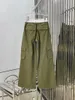 Women's Pants Waistband Loose Cargo Wearing Elongated Leg Straight Tube Micro-plate Type Is Very Good To Control