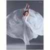 Bühnenkleidung Klassisches Tanzkleid Weibliche Elegante Xinjiang Performance Halblanger Rock Swing Modernes Balletttraining Drop Lieferung Appa Dhqea