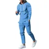 Survêtements pour hommes Costumes de jogging Pantalons de sweat-shirt pour hommes Quotidien pour les vacances Sweat à capuche à manches longues O Cou