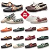 GAI GAI GAI Designers Mens Moda Mocassins Clássico Couro Genuíno Homens Negócios Escritório Trabalho Formal Vestido Sapatos Marca Designer Festa Casamento Sapato Plano 38-45