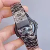 Super U1 Reloj para hombre Movimiento Grabado esfera multicolor Movimiento automático Acero inoxidable Parte posterior transparente Hombres Relojes deportivos