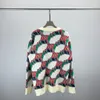 Men's Plus Size Hoodies & Sweatshirts letter knitted sweater in autumn / winter 2022acquard knitting machine e Custom jnlarged detail crew neck cotton 21SS