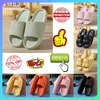 Slipare mjuka sulkudde kvinnor dubbel spänne tjock plattform glider sandaler anti slip slitstarka kvinna sommar glid flip flops lyx sandaler platt tofflor