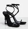 2024 Изысканные свадебные сандалии Opyum, туфли на высоком каблуке с хрустальными ремешками, женские элегантные туфли-лодочки известного бренда EU35-43, оригинальная коробка