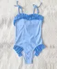 Baby Mädchen Designer Badeanzüge OnePiece Mode Vacasion Strand Badeanzüge Kinder Sommer Brief Gedruckt Bademode Kinder Schwimmen Su2085020