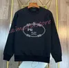 22SS Hoodies Mens Sweatshirts Tasarımcı Kazak Uzun Kollu Tshirt Erkek Kadın Sweatshirt İşlemeli kapüşon kazak ceketi artı S-2XL HV33Q